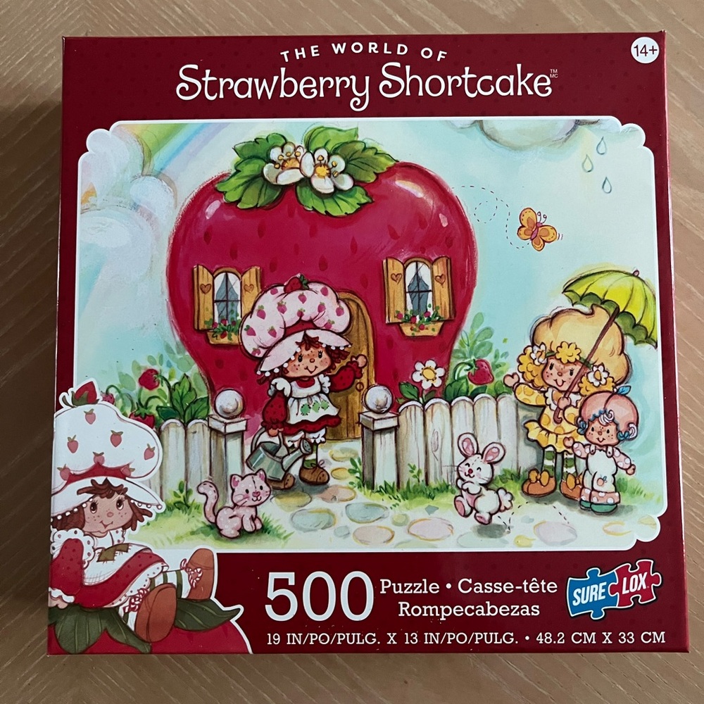 500 piece Strawberry Shortcake and friends jigsaw puzzle.